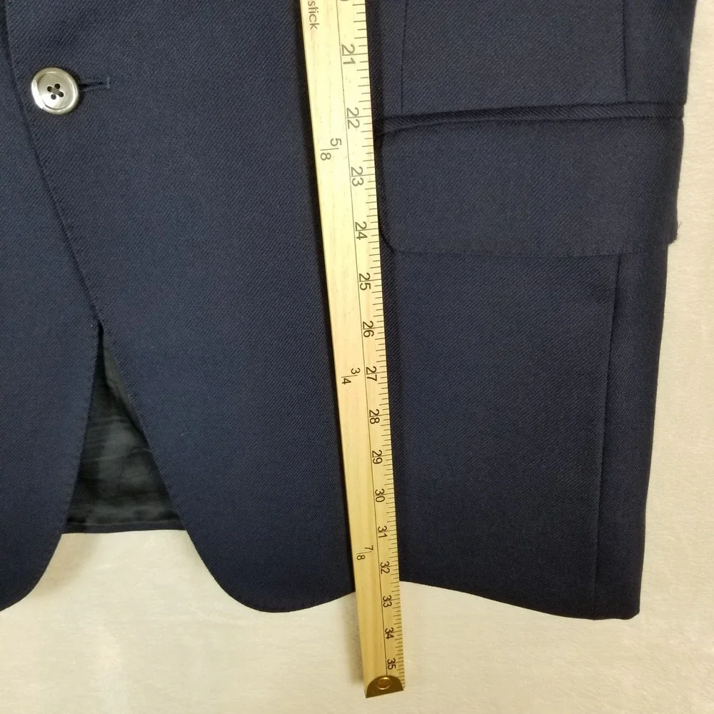 John W. Nordstrom Blazer Men 44L Navy Loro Piana 100% Cashmere Sport Coat Napoli